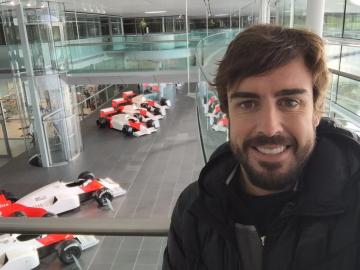 Fernando Alonso en Woking