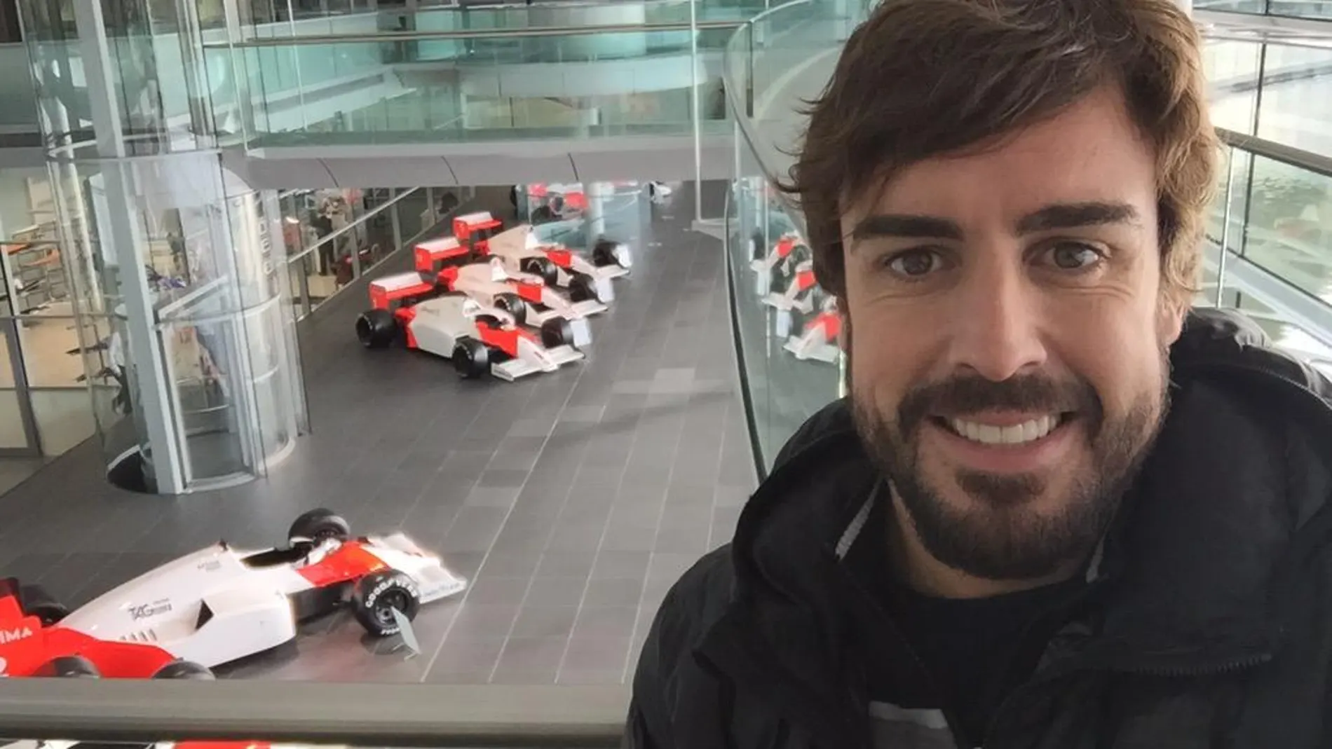 Fernando Alonso en Woking