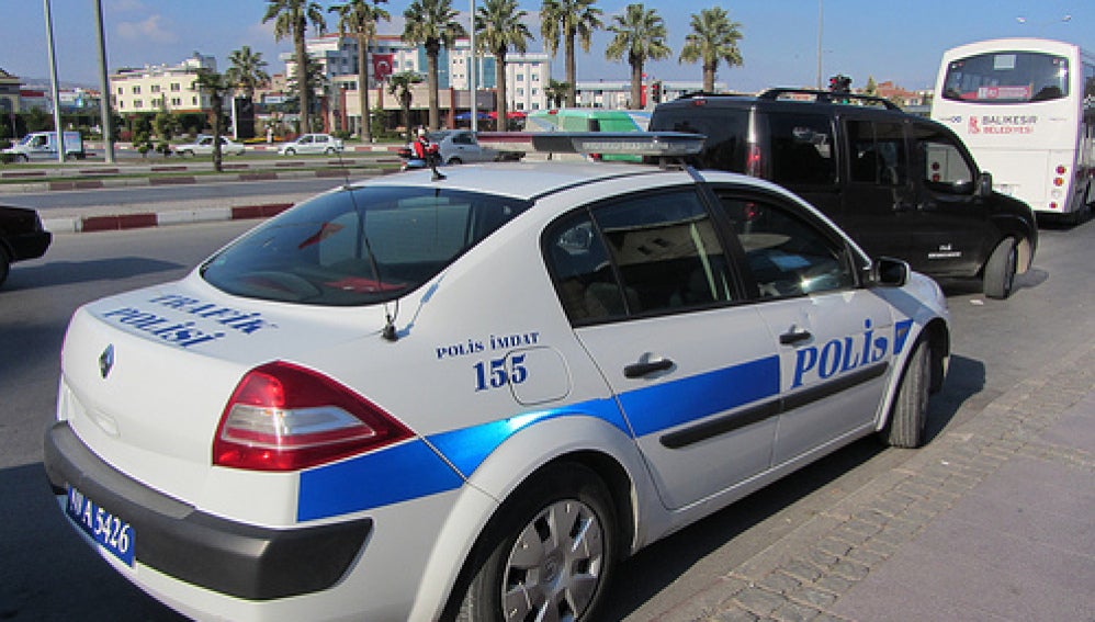 Coche de policía en Turquía