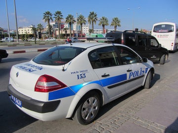 Coche de policía en Turquía