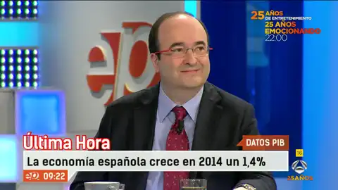 Miquel Iceta en Espejo Público Miquel Iceta en Espejo Público