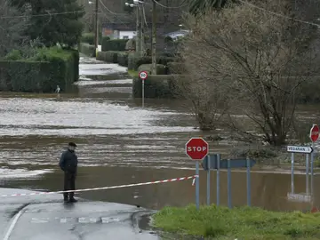 El río Narcea, desbordado El río Narcea, desbordado