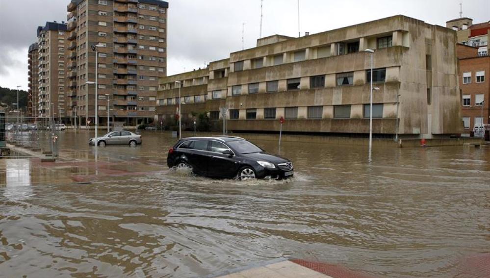 Inundaciones en Miranda de Ebro