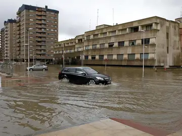 Inundaciones en Miranda de Ebro Inundaciones en Miranda de Ebro