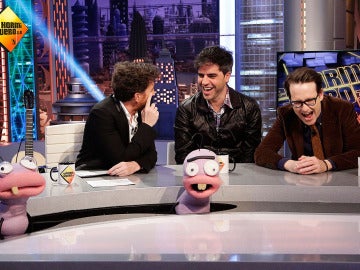 Joaqu&iacute;n Reyes y Ernesto Sevilla con Trancas y Barrancas en El Hormiguero 3.0