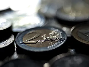 Monedas de dos y un euros Monedas de dos y un euros