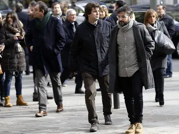 Jordi Évole, a su llegada a la barcelonesa Basílica de la Concepció Jordi Évole, a su llegada a la barcelonesa Basílica de la Concepció