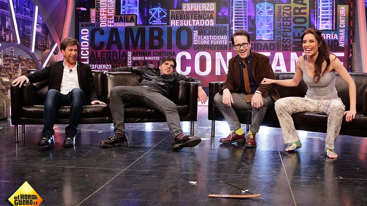Joaquín Reyes y Ernesto Sevilla con Pilar Rubio en El Hormiguero 3.0 Joaquín Reyes y Ernesto Sevilla con Pilar Rubio en El Hormiguero 3.0