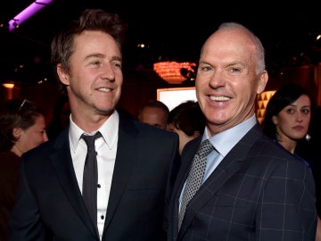 Edward Norton y Michael Keaton, ambos nominados por 'Birdman'