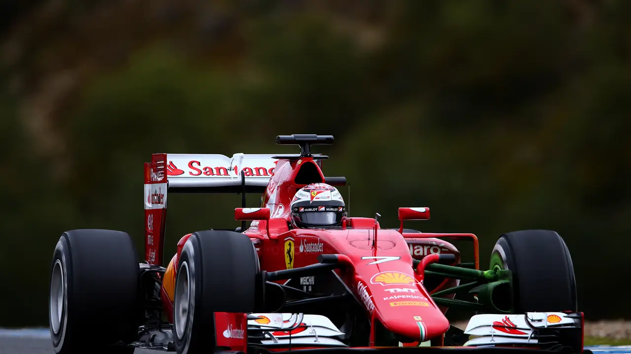 Raikkonen se sube al Ferrari en Jerez
