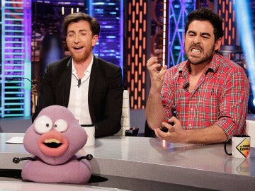 Pablo Chiapella con Pablo Motos y Petancas en El Hormiguero 3.0