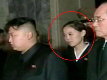 Supuesta foto de la hermana de Kim Jong-un en un acto público