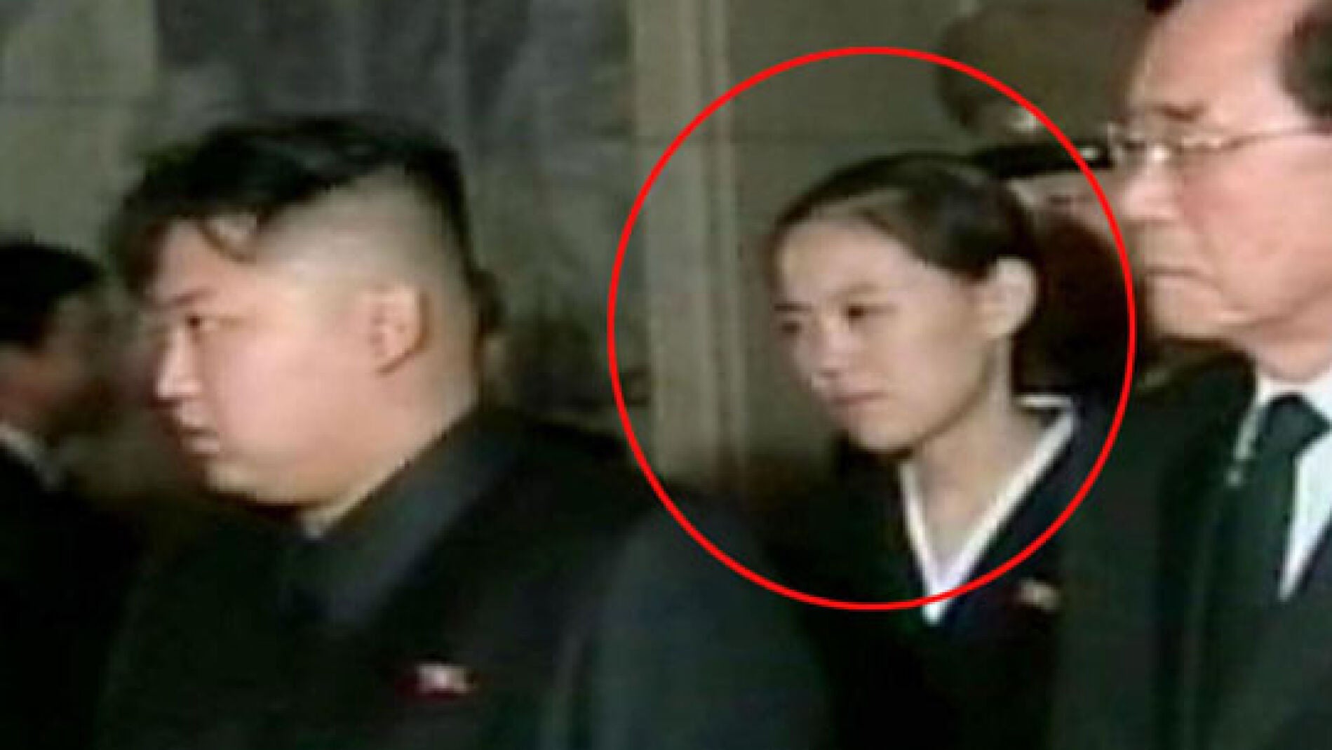Supuesta foto de la hermana de Kim Jong-un en un acto p&uacute;blico