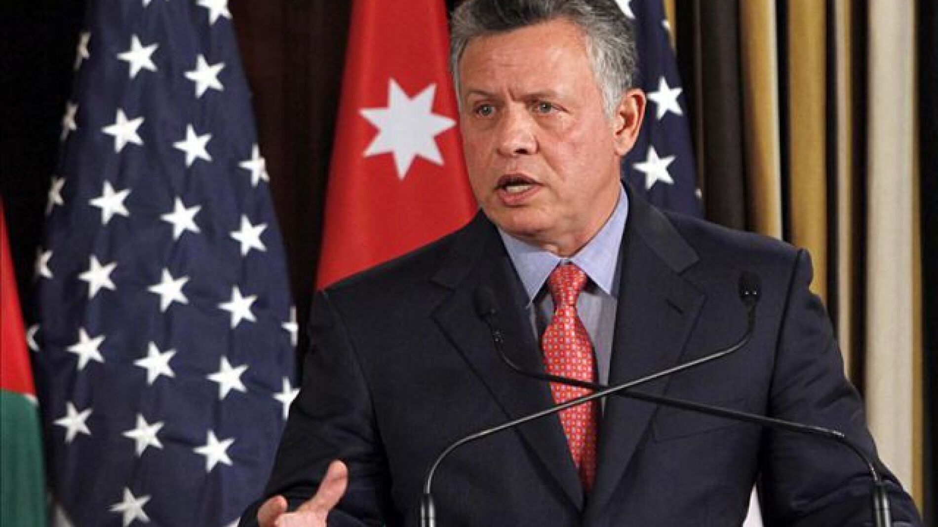 El rey Abdal&aacute; II de Jordania.