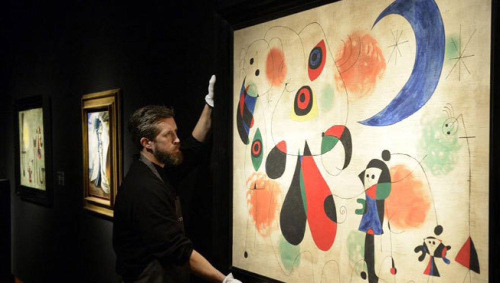 Cuadro de Mir&oacute; subastado