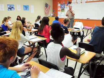 Clase en un instituto