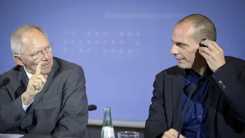 Schäuble y Varufakis Schäuble y Varufakis