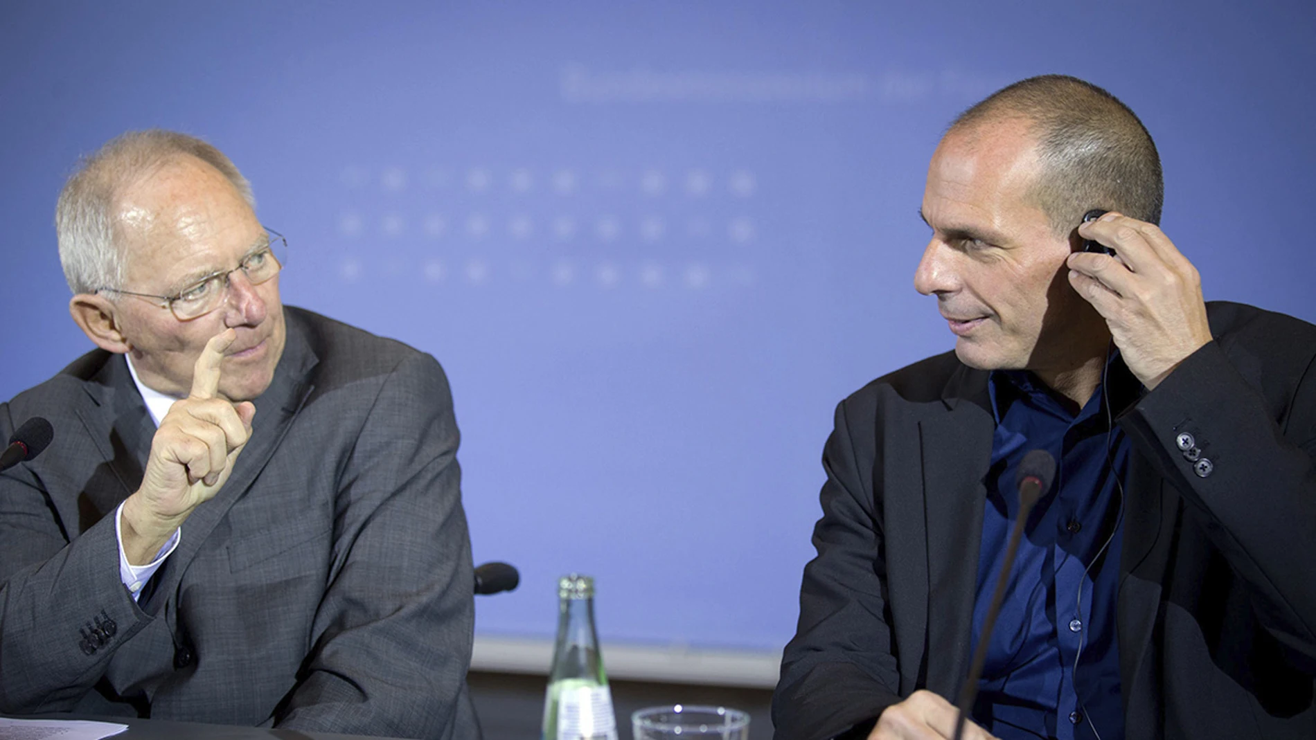 Schäuble y Varufakis Schäuble y Varufakis