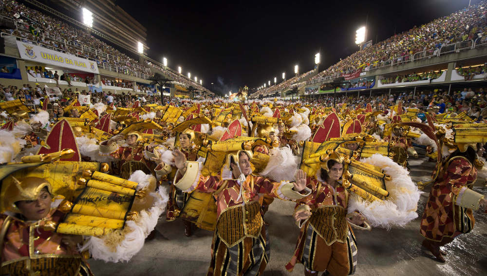 Sambódromo durante el Carnaval de Río de Janeiro