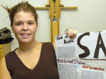 La estadounidense Kayla Mueller en una imagen de una red social.