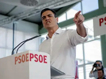 Pedro Sánchez, en un acto en Extremadura Pedro Sánchez, en un acto en Extremadura
