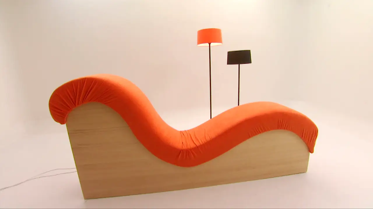Construcción de un elegante y cómodo diván