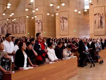 Misa en arquidiócesis de Los Ángeles. Misa en arquidiócesis de Los Ángeles.