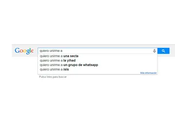 Búsquedas en Google España de 'quiero unirme a...' Búsquedas en Google España de 'quiero unirme a...'