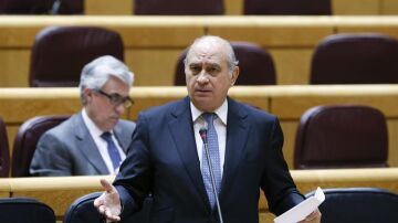 Jorge Fernández Díaz responde a una pregunta en el Senado