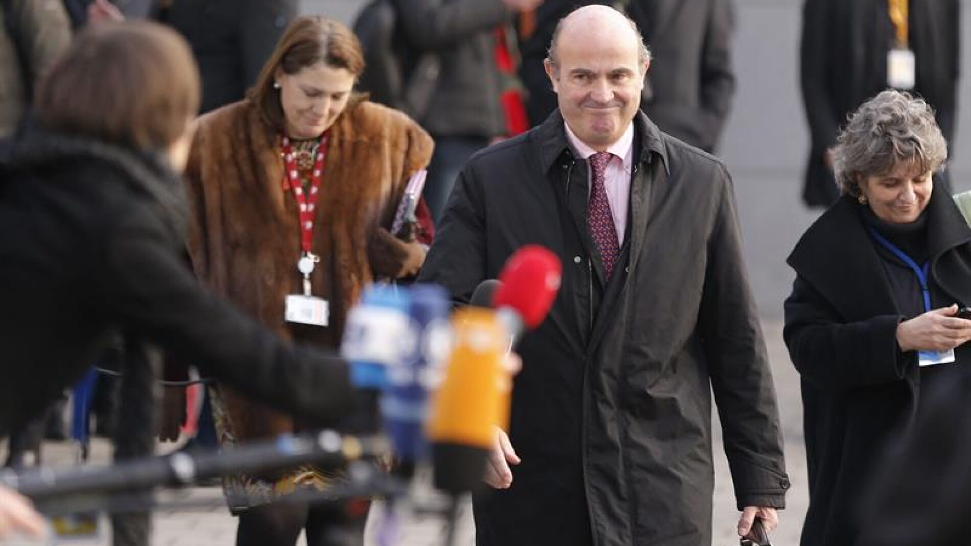 De Guindos en la reuni&oacute;n de Ministros de Econom&iacute;a y Finanzas de la Eurozona