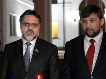 Representantes de Donetsk y Luhansk Representantes de Donetsk y Luhansk