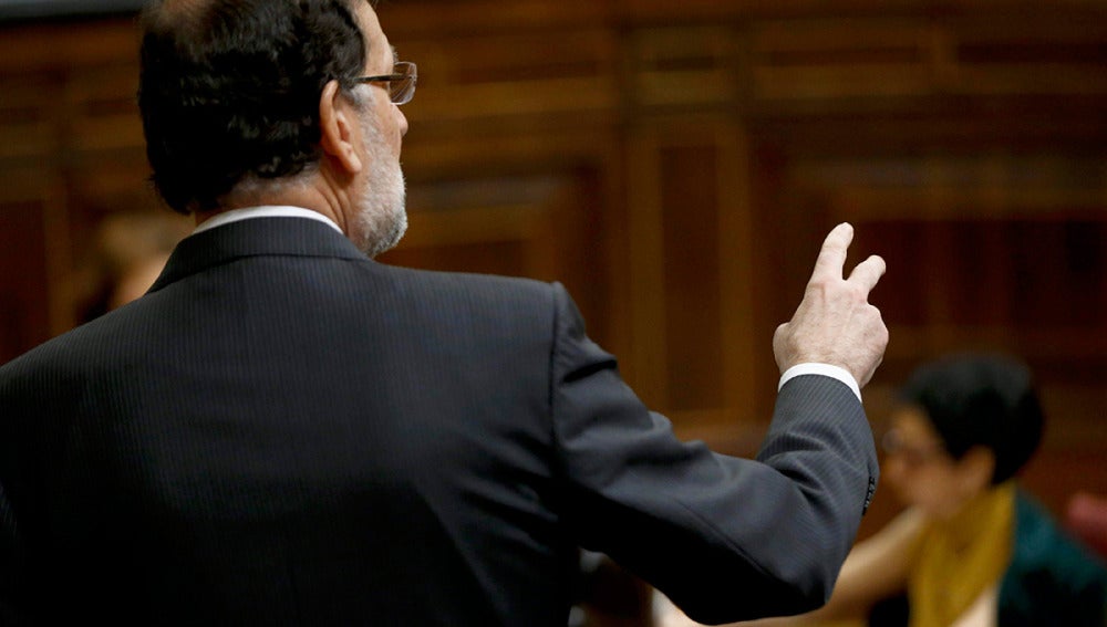 Mariano Rajoy, en el Congreso de los Diputados