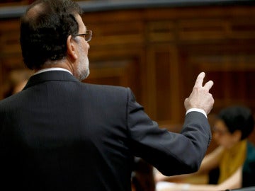 Mariano Rajoy, en el Congreso de los Diputados