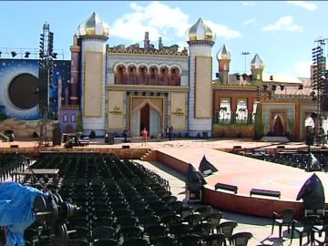 Escenario de la Gala de elección de la Reina del Carnaval de Las Palmas