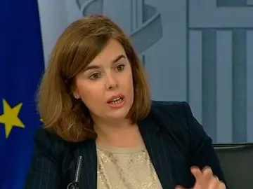 Soraya Sáenz de Santamaría, en rueda de prensa Soraya Sáenz de Santamaría, en rueda de prensa