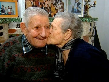 José y Pascuala, 75 años casados José y Pascuala, 75 años casados