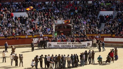 Manifestaci&oacute;n a favor de la tauromaquia