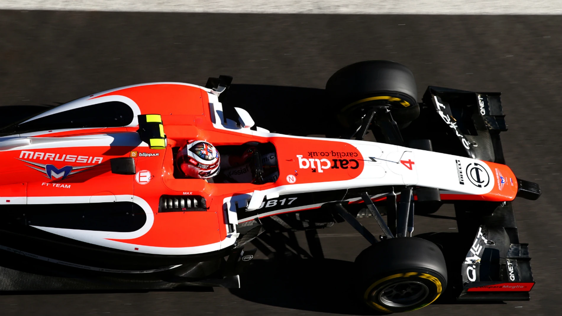 Chilton, con el Marussia en el GP de Rusia