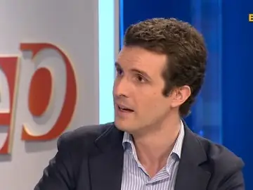 Pablo Casado, portavoz de campaña del PP Pablo Casado, portavoz de campaña del PP