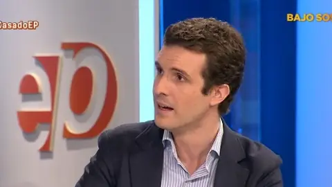 Pablo Casado, portavoz de campaña del PP Pablo Casado, portavoz de campaña del PP