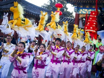 China, 'inundada de color', por el Año Nuevo Lunar (17-02-2015)