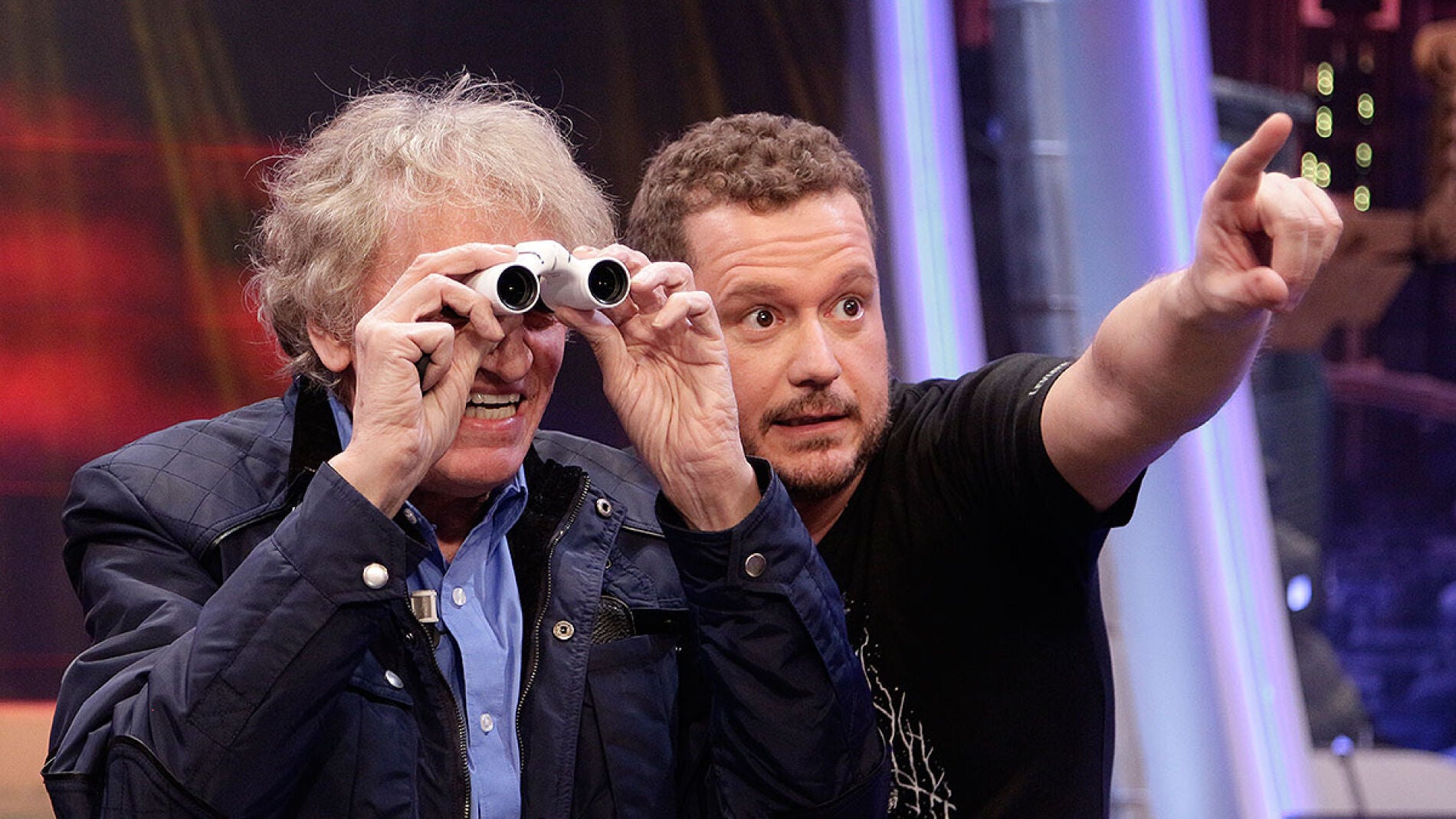 Enrique San Francisco con El Monaguillo en El Hormiguero 3.0