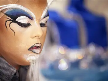 Joven con Síndrome de Down, en el carnaval de Las Palmas Joven con Síndrome de Down, en el carnaval de Las Palmas