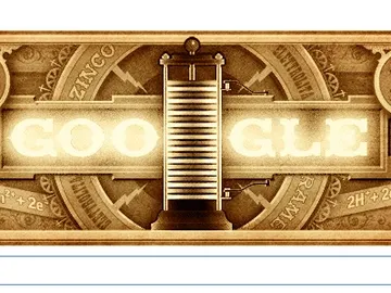 Google se ilumina con la pila de Volta Google se ilumina con la pila de Volta