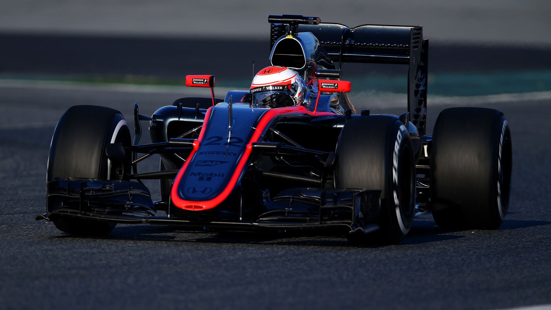 El MP4-29 en acci&oacute;n