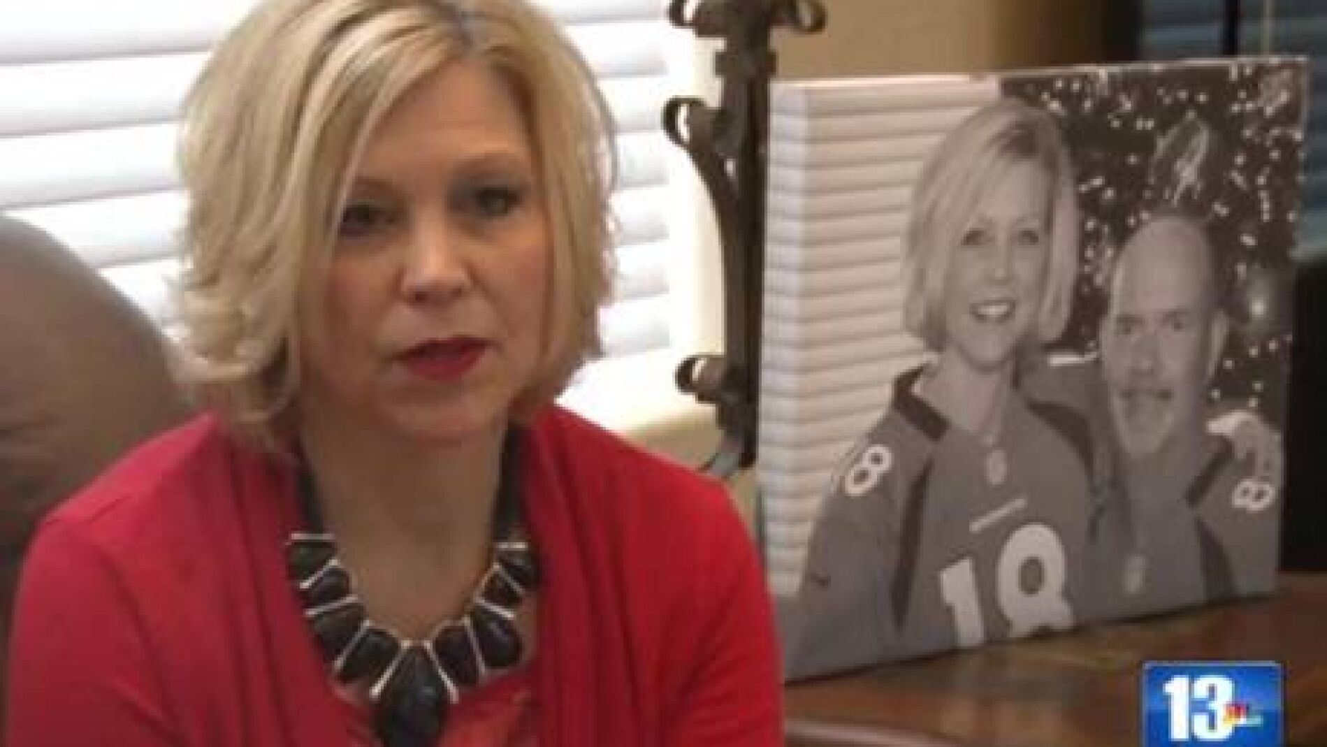 Shelly recibi&oacute; las flores de su difunto marido