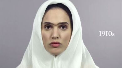 100 años de belleza iraní resumidos en un minuto de vídeo time-lapse