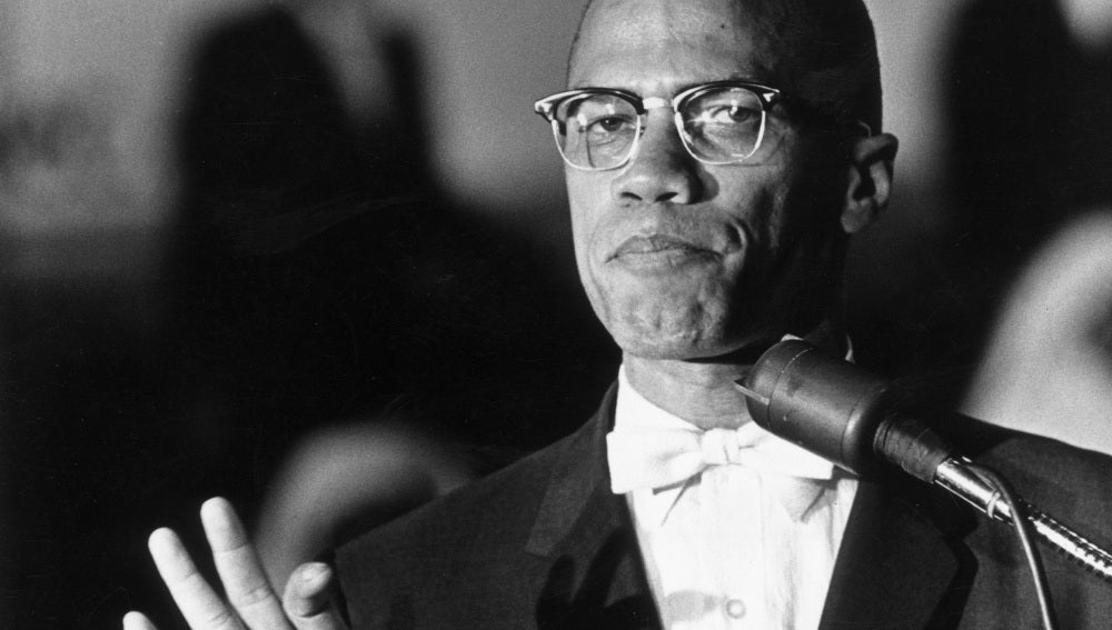 El activista estadounidense Malcolm X, asesinado en 1965
