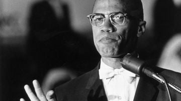 El activista estadounidense Malcolm X, asesinado en 1965