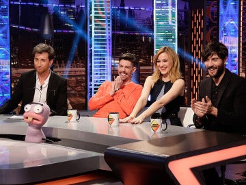 Marta Hazas, Adrián Lastra y Jaiver Rey en El Hormiguero 3.0